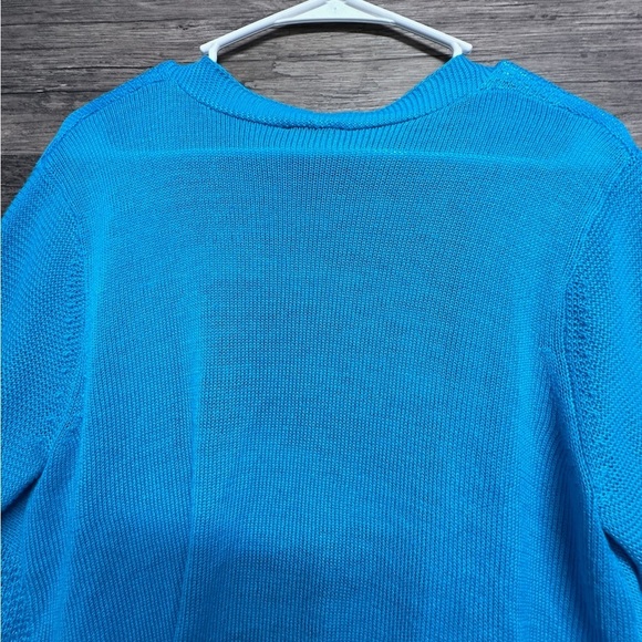 Worthington Blue Knit Cardigan Sweater - Picture 5 of 10